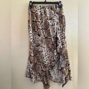 MIDI fun print skirt